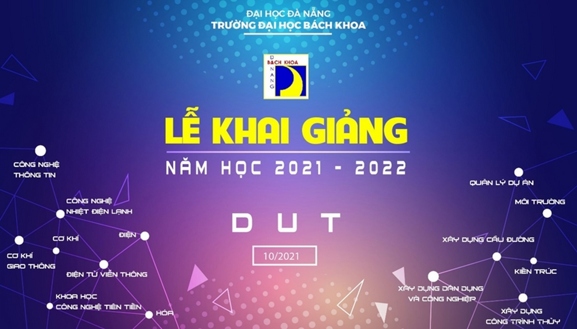 The opening ceremony with full of emotions to start the academic year 2021-2022 of the University of Science and Technology, the University of Danang