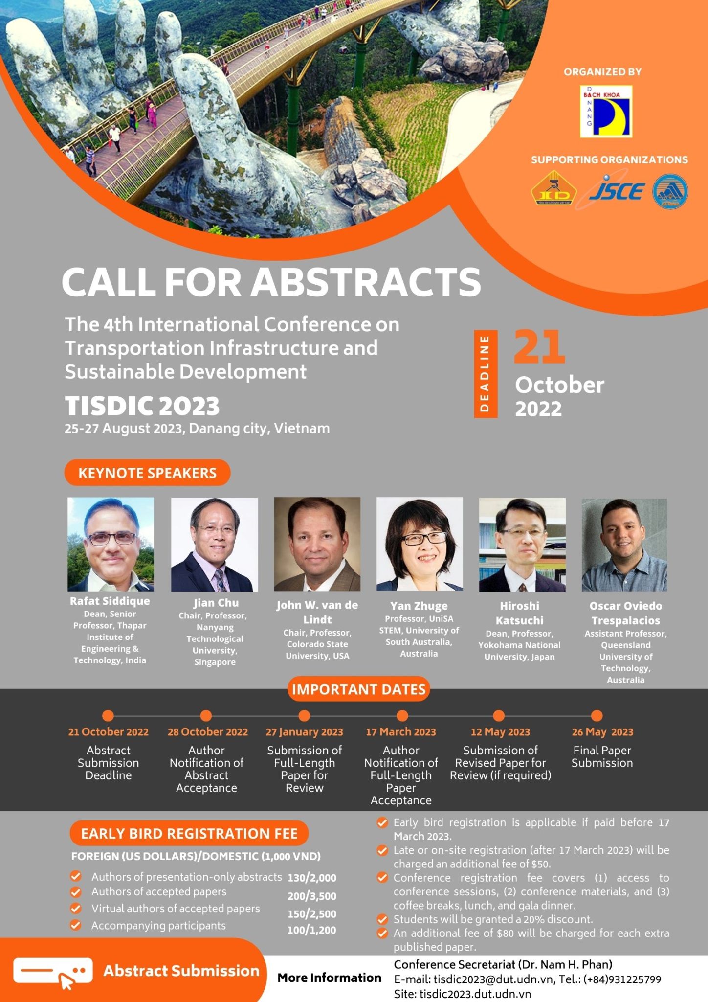 Call for Papers | The 4th International Conference on Transportation Infrastructure and Sustainable Development (TISDIC 2023)