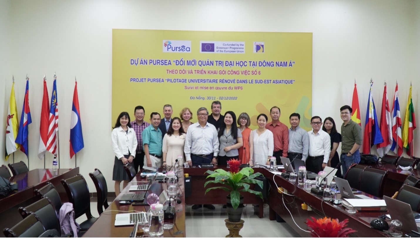 The mid-term meeting within the framework of the  “University Governance Innovation in SouthEast Asia” project (PURSEA – Pilotage Universitaire Renové dans le Sud-Est Asiatique)