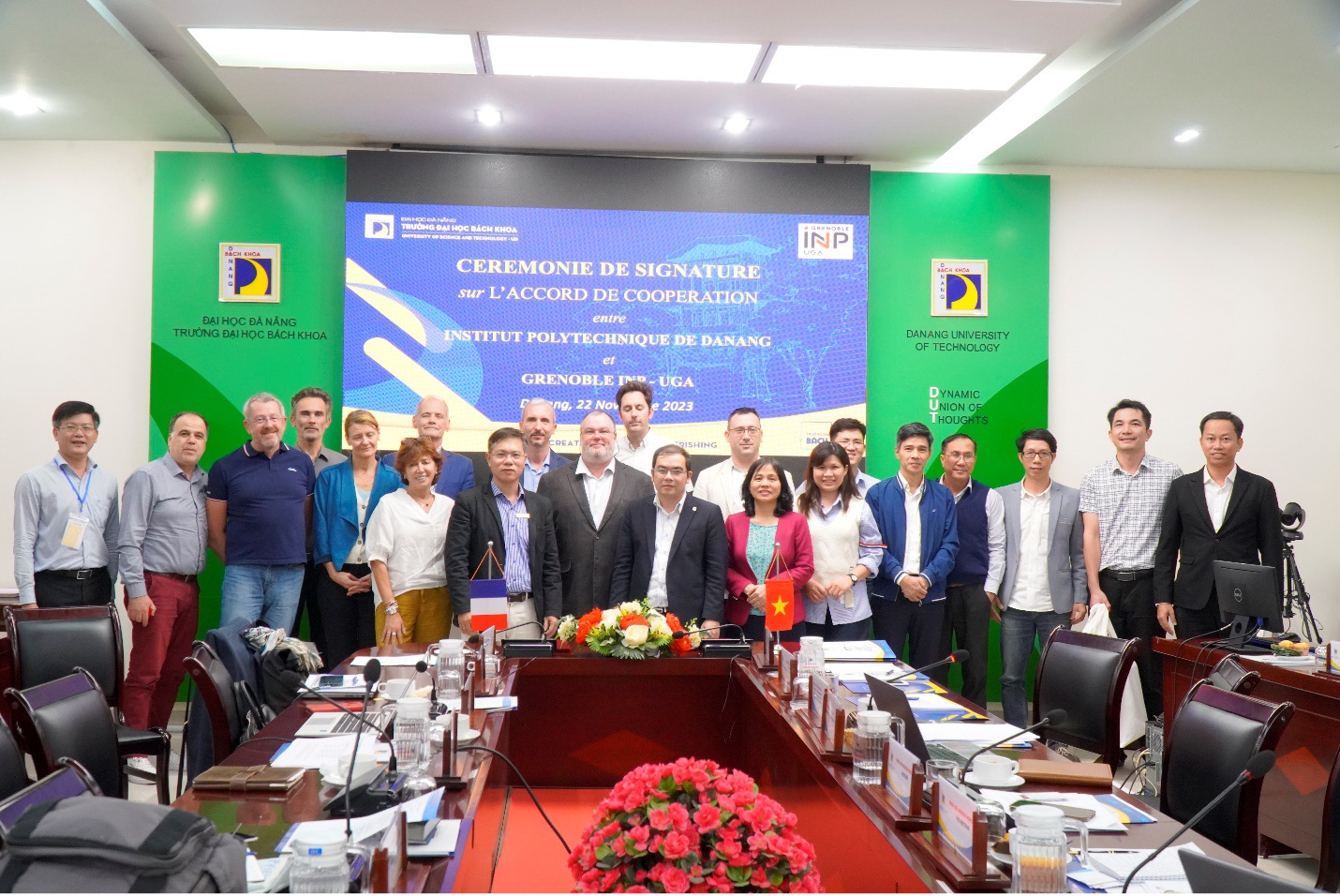 The annual meeting between The University of Danang – University of Science and Technology and the French University Consortium in the framework of the National Council on PFIEV Improvement 2023